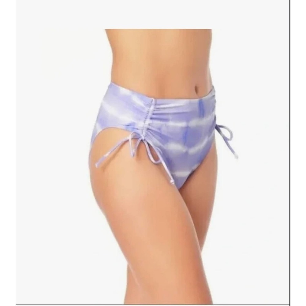 California Waves Purple Tie Dye High Waisted Bottom Medium - Picture 5 of 8